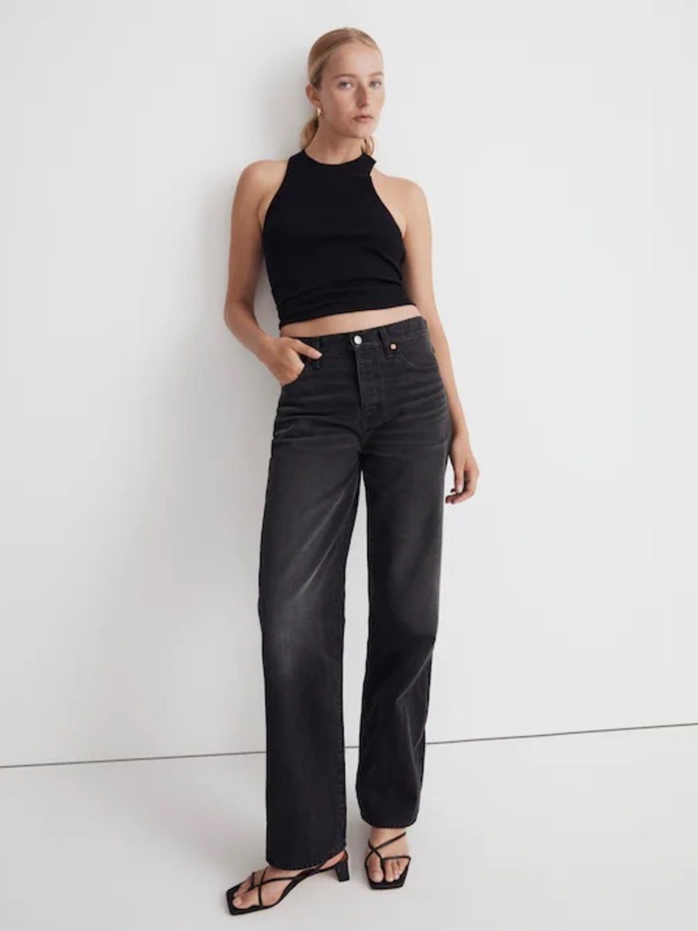 Low-Slung Straight Jeans - Madewell